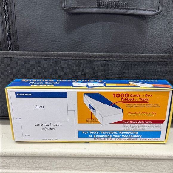 Spanish Vocabulary Flash Cards - Picture 2 of 2